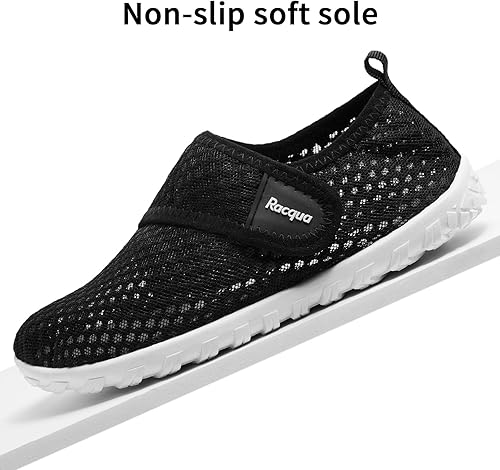 Miniatura 4 de Racqua - Zapatos acuáticos para niños y niñas, ligeros, de secado rápido, para nadar, acuaticos, deportivos (niños pequeños y grandes)