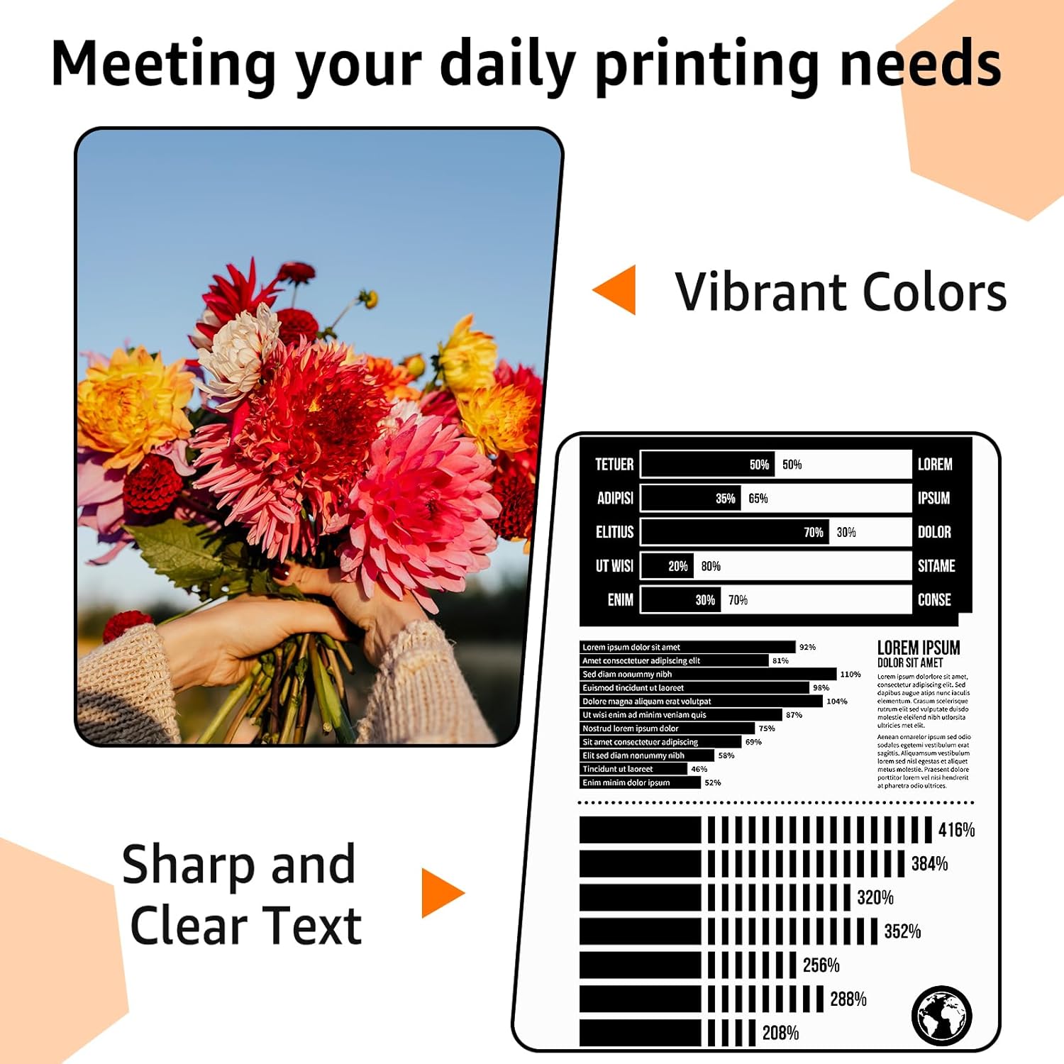 NineLeaf emanufactured Ink Cartridge Compatible for Canon PG-210XL CL-211XL use with PIXMA MX330 MX340 MX350 MX360 MX410 MX420 Series Printers (2 Black, 1 Tri-Color)