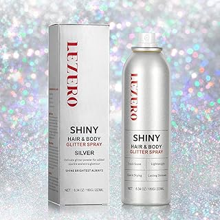 Hair and Body Glitter Spray for Women Kids, 6.34OZ Large Capacity Origin...
