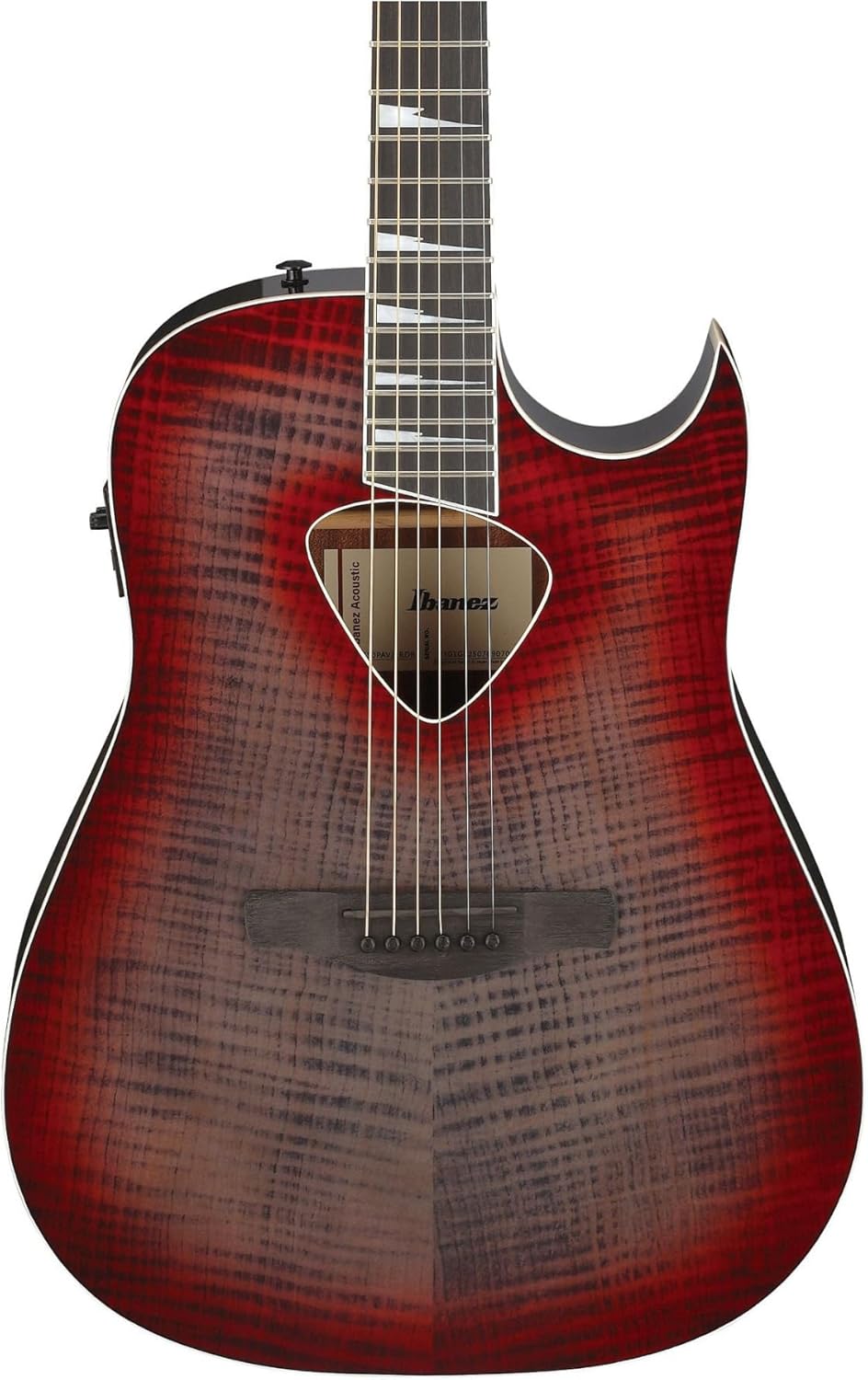 Ibanez ALT50FA 6-String Acoustic Electric Guitar (Red Doom Burst High Gloss)