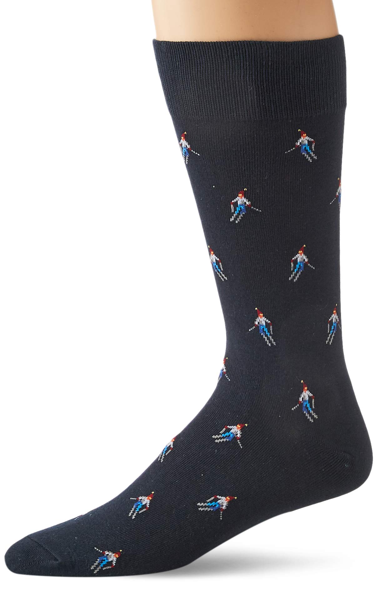 Photo 1 of Goodthreads Men's Patterned Socks, Pack of 5 One Size Skier