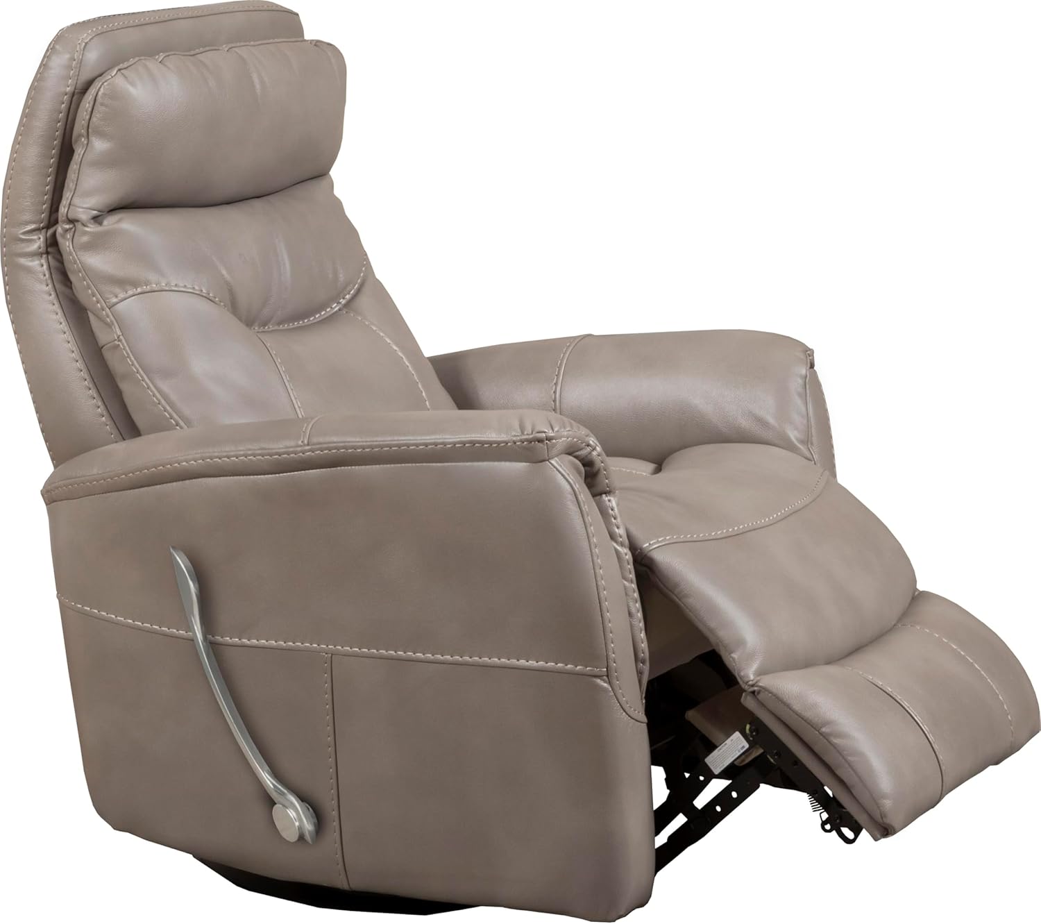 Parker Living Gemini - Linen Swivel Glider Recliner Two Pack Recliner Chairs Nursery Gliders Cozy Nursing Chairs with 90% Polyester 10% PU Upholstery