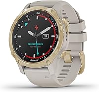 Vista 7 de Garmin Descent Mk2i, computadora de buceo estilo reloj con integración de aire, entrenamiento multideportivo/características inteligentes, titanio
