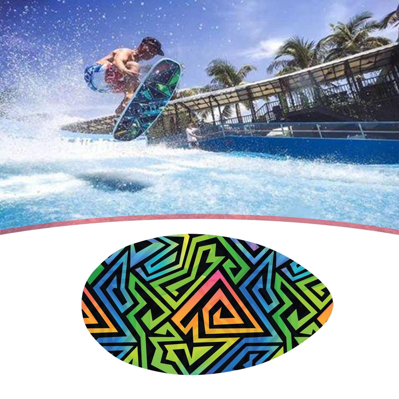 Fenteer 35 -Zoll -Skimboard -Surfbrett Sandbrett Flache Wasserzubehör Supplies Skim Board für Jungen Mädchen Teenager Reise Skimboarding