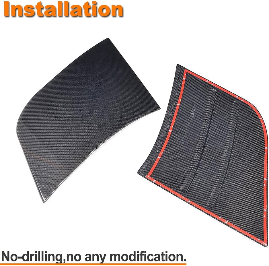 Carbon Fiber Fender Vent Fits for Audi TT Sline TTS TTRS Mk3 8S Coupe Convertible 2Door 2015-2018 Factory Outlet Rear Side Scoop Blades Exterior Decor Body Kit