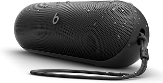 Beats Pill Portable Bluetooth Speaker: 24H Battery, IP67 Waterproof, Deep Bass Sound - Matte Black
