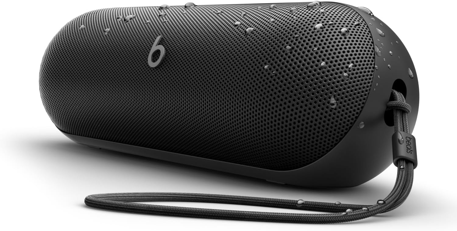 Pill - Portable Bluetooth Speaker - Up to 24H Battery Life, Water Resistant, Bluetooth, Apple & Android Compatible, Seriously Loud Sound for Home, Outdoor and Travel - Matte Black
