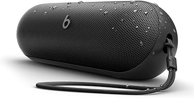 Beats Pill - Portable Bluetooth Speaker - Up to 24H Battery Life, Water Resistant, Bluetooth, Apple & Android Compatible, Seriously Loud Sound for Home, Outdoor and Travel - Matte Black