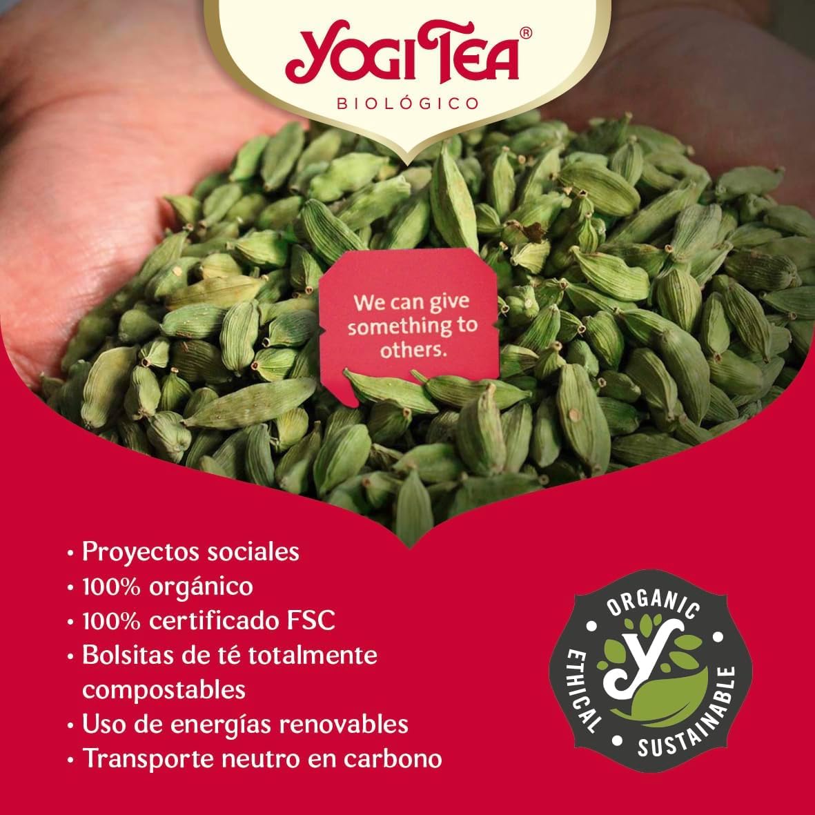 YOGI TEA FRUTOS ROJOS con vainilla 17infusiones BIO