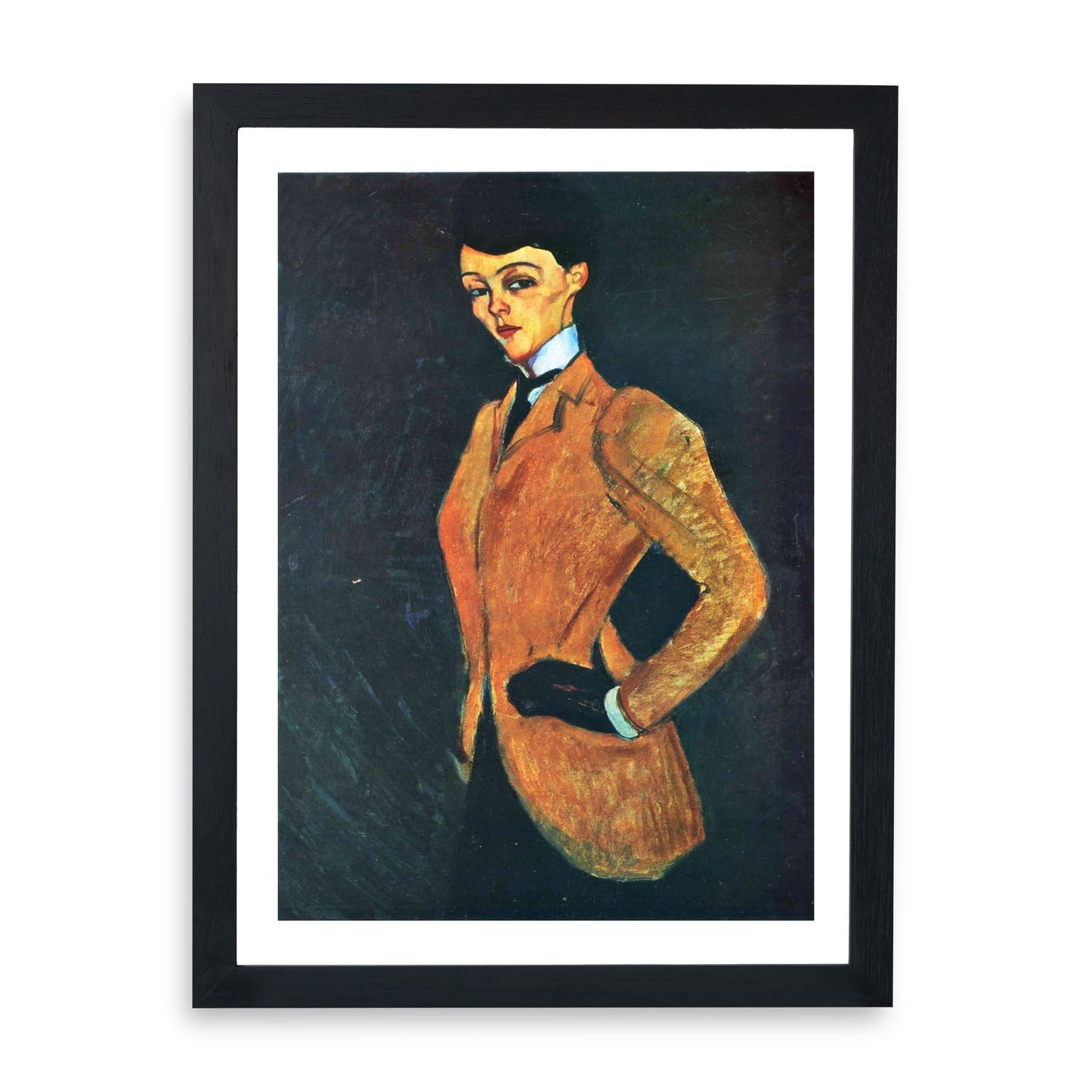 Amedeo Modigliani affiche encadrée L'Amazonie poster encadré portrait rétro