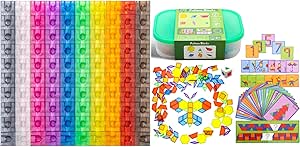 Amazon.com: Odoorgames Translucent Number Blocks, Engaging Math Toy ...