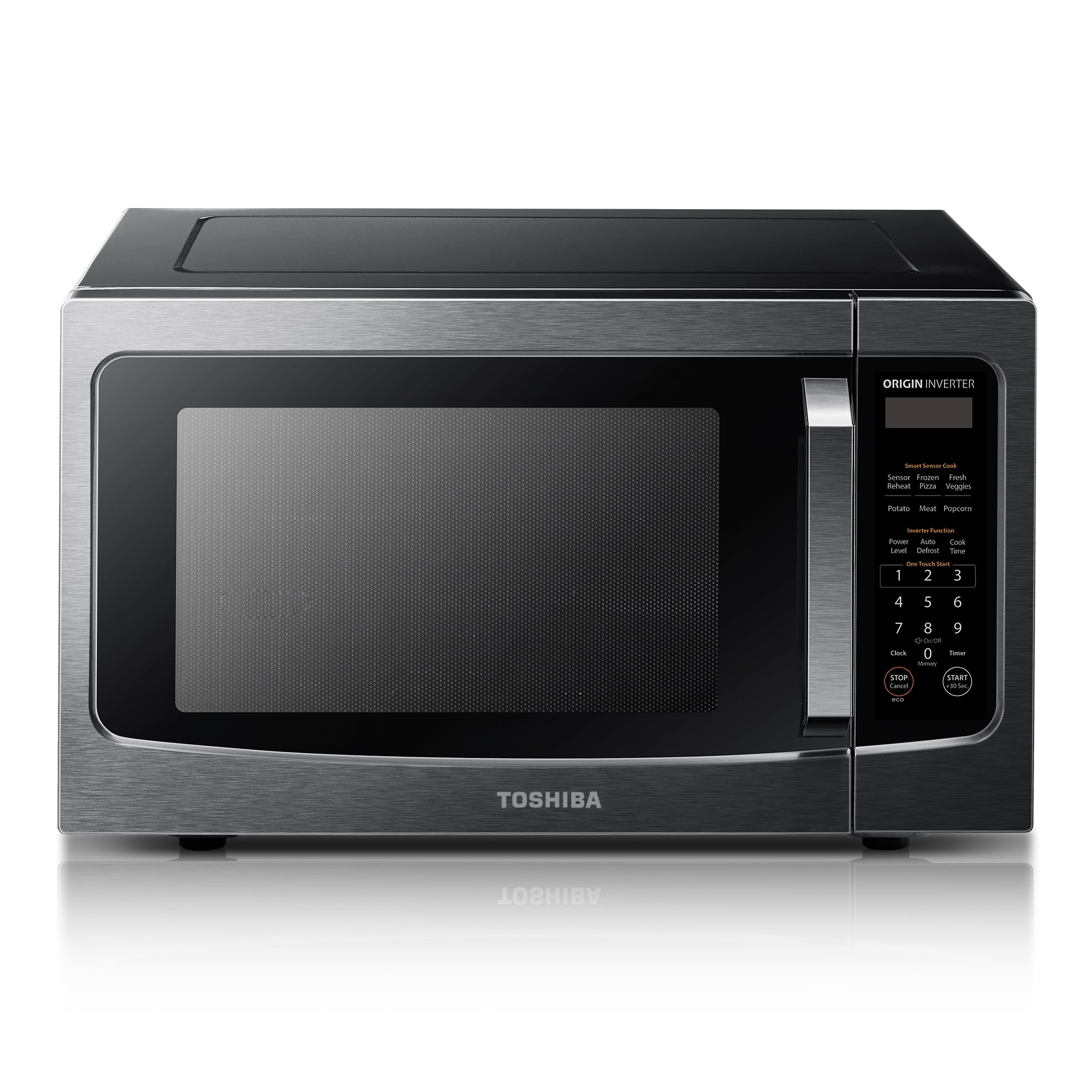 TOSHIBA TMC16S4ABS/CA Countertop Microwave Oven with Inverter