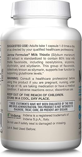 Miniatura 10 de Jarrow Formulas Cardo mariano 150 mg - 100 cápsulas vegetales - Respuesta inmunológica antioxidante función hepática y glutatión hasta 100 porciones