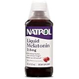 Liquid Melatonin 2.5 mg, Adult Melatonin Supplement to Fall Asleep Faster and Stay Asleep Longer, Wake Up Refreshed, 8 FL OZ Berry-Flavored Liquid, Up to a 23 Day Supply