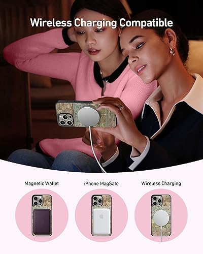 Miniatura 3 de Funda tipo cartera para iPhone 14 Pro Max, funda desmontable con tapa y bloqueo RFID, 4 ranuras para tarjetas, soporte de piel sintética, soporte