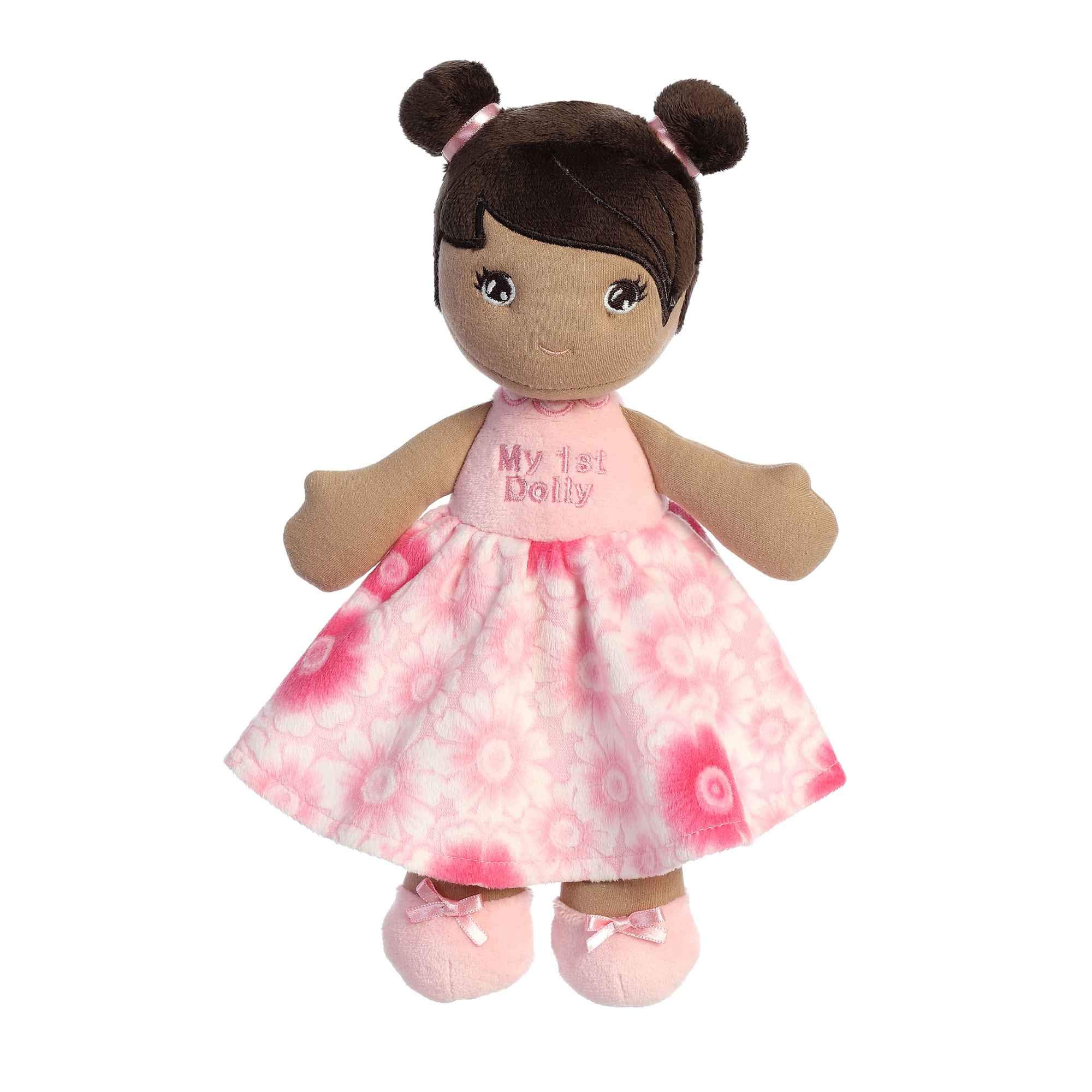 Aurora(r) Elegant First Doll Baby Stuffed Doll - Imaginative Play - Stylish Companions - Pink 12 Inches - Image 6