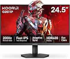 KOORUI ゲーミングモニター 24.5インチ (170Hz/1ms KOORUI 25E3A Gaming Monitor 24.5