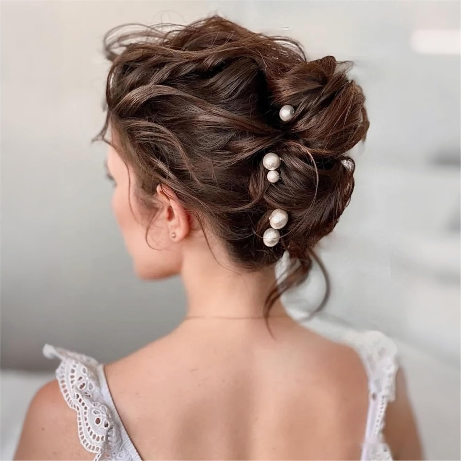 12PCS Pearl Hair Pins Gold Bridal Hair Accessories for Women Girls, Handmade Pearl Bobby Pins, Elegant Wedding Hair Accessories for Bride Bridesmaids Prom Party (Gold)