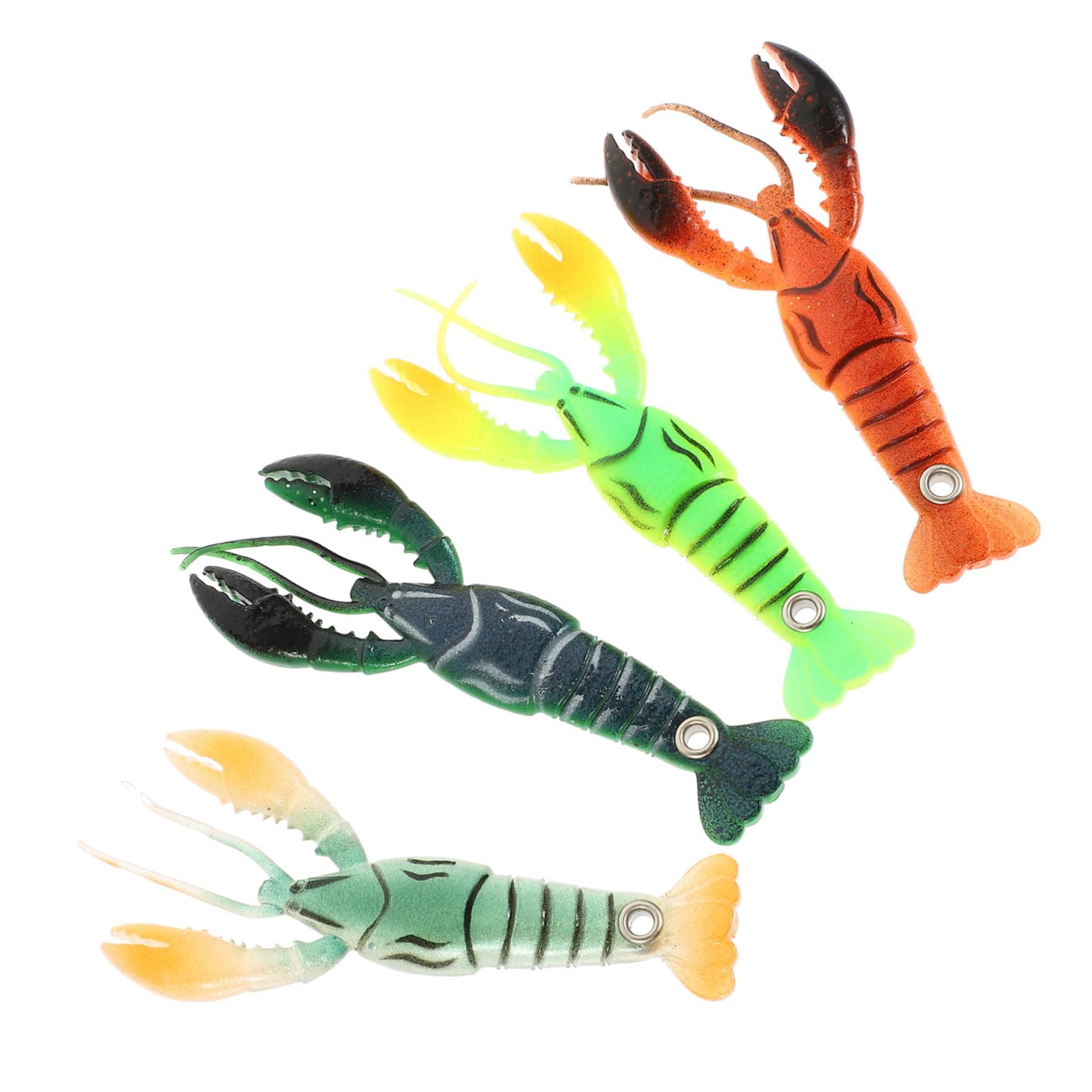 Mipcase 16pezzi Esche Artificiali per Pesca Lure Vivid per Catturare Pesci Come Bass e Pan Fish Riutilizzabili e Facili da Usare per Appassionati di Pesca