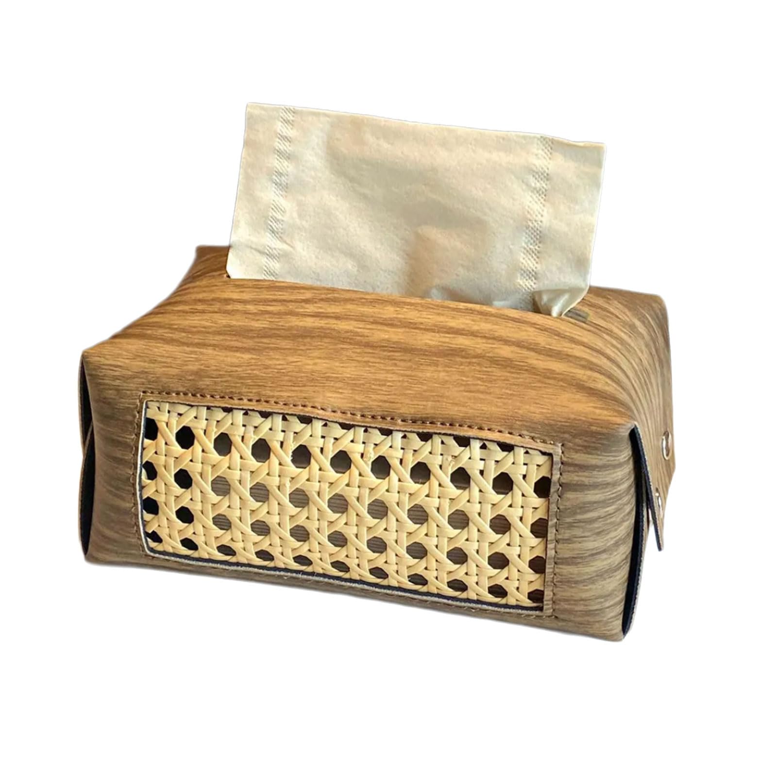 CAZSTYK Anti Pollution Protective Tissue Dispenser with Stable Construction Perfect for Dusty Area Like Garages and Workshops Leather Tissue Box