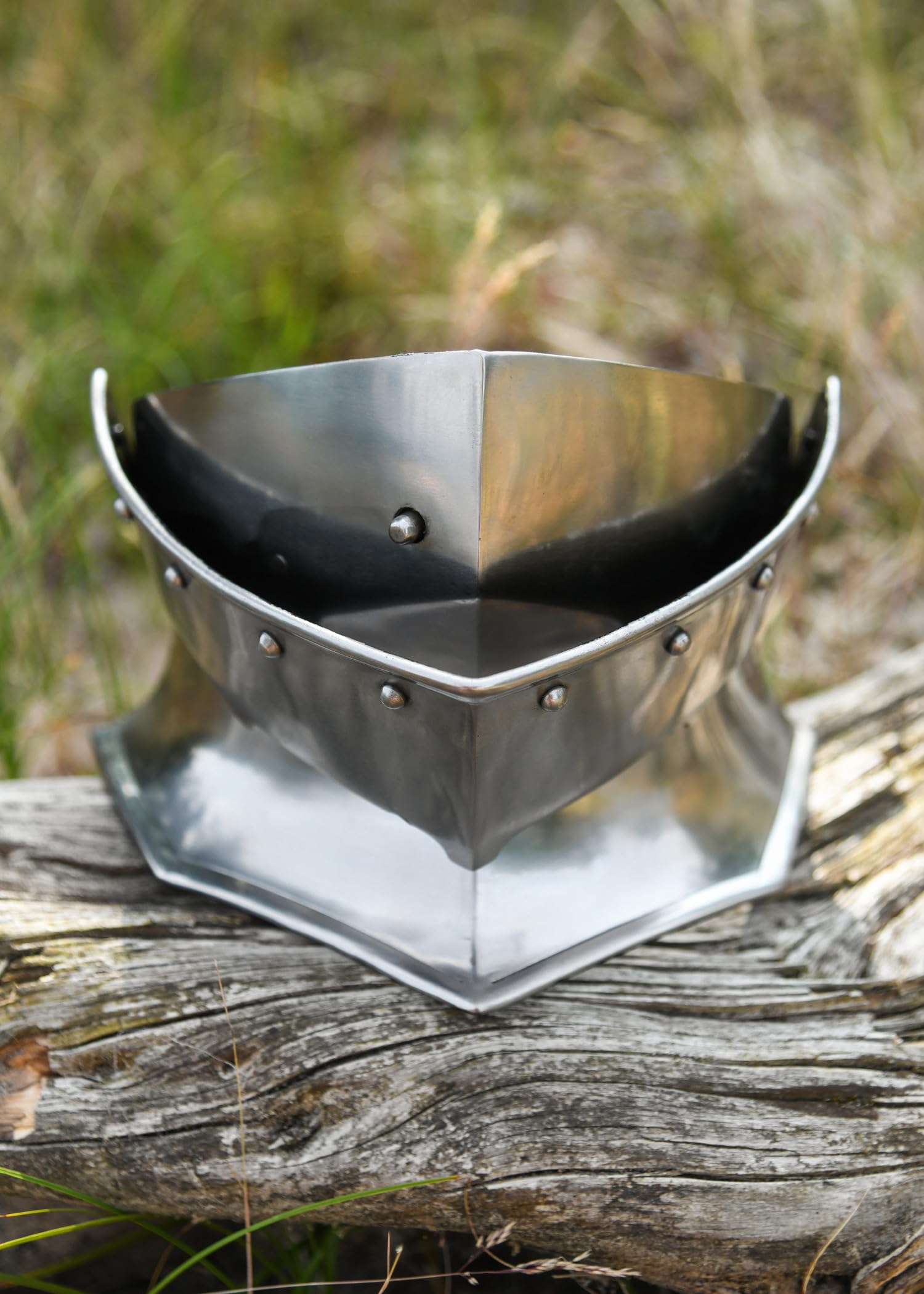 Ulfberth - Mittelalterliche Halsberge aus 1,6 mm Stahl - Authentische Rüstung für Reenactment, LARP und Mittelalter-Enthusiasten