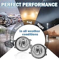 Vista 3 de Luces antiniebla para parachoques de conducción para Toyota Tundra 2014-2021 con bombillas halógenas H11 12V 55W e interruptor y kit de cableado