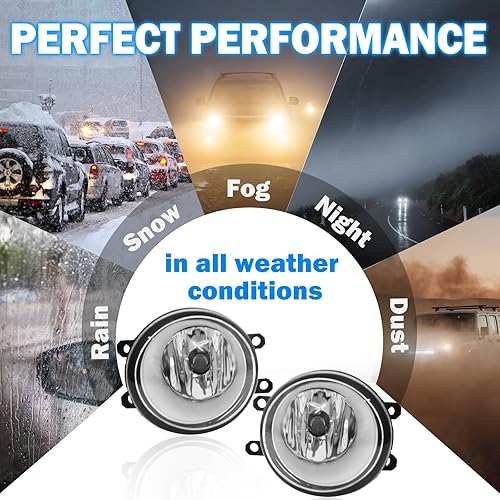 Miniatura 3 de Luces antiniebla para parachoques de conducción para Toyota Tundra 2014-2021 con bombillas halógenas H11 12V 55W e interruptor y kit de cableado