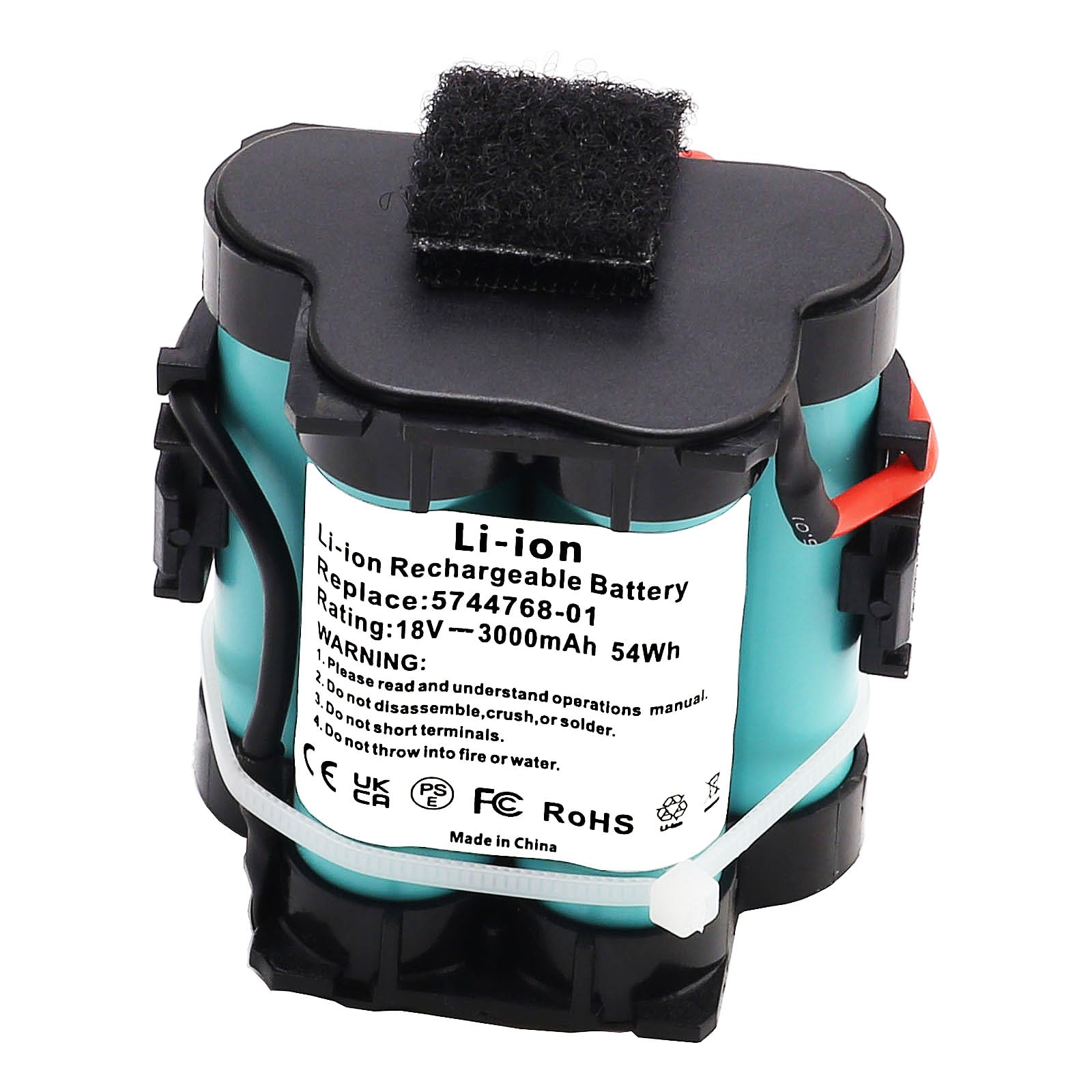 3000mAh 18V Ersatzakku Li-Ion für Gardena R38Li R40Li R45Li R50Li R70Li R80Li, Husqvarna Automower 105 305 308, Flymo 1200R, McCulloch Rob R600 R800 R1000, Ersetzt 5744768-01