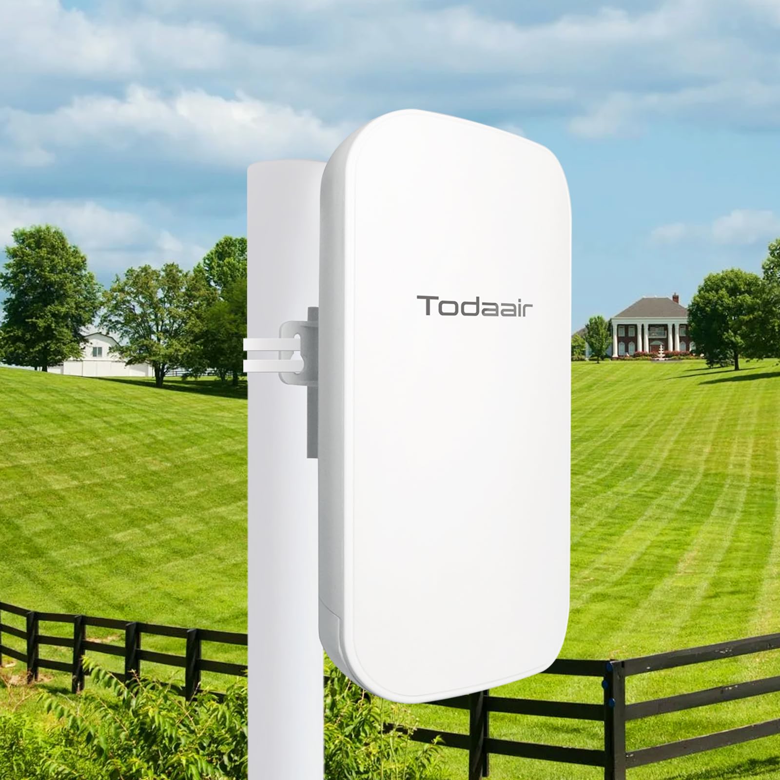 2025 Outdoor WiFi Extender?WiFi Booster | AI Watchdog | Repeater&AP Mode?IP65 Weatherproof | Up to 1200Mbps Dual Band WiFi Repeater
