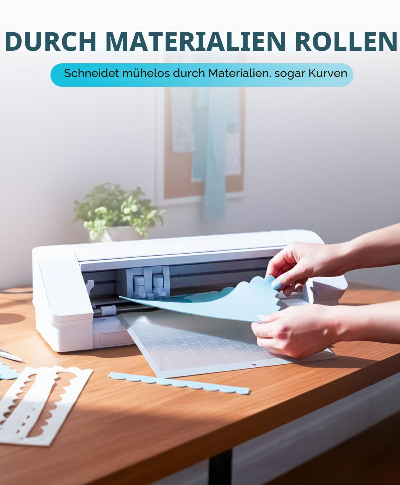 Silhouettes SILH-BLADE-ROTARY Drehklinge, Nur zur Verwendung mit Cameo 4, Einheitsgröße, Weiß/Grau
