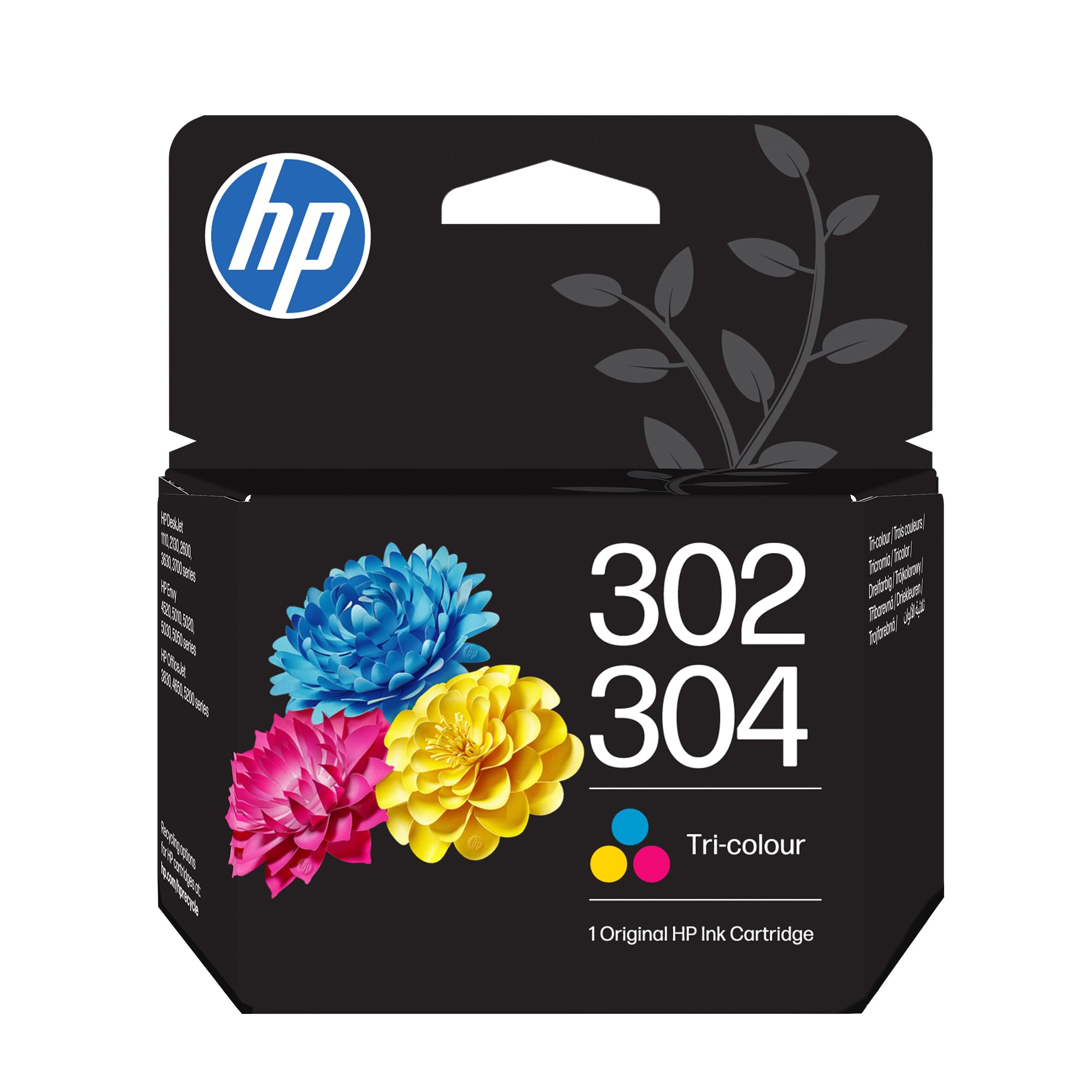 HP 302/304 Tri-Colour Original Ink for HP Deskjet 3630 3700