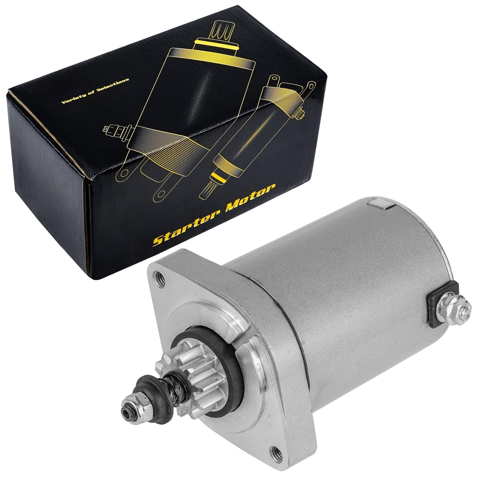 21163-0791 High Torque Electric Starter Motor for Cub Cadet LTX1046 LTX1050 RZT50 RZT54 RZTL50 XT2 LX46 XT2 LX50 XT2 GX54 Z-Force 48 Replaces KM-21163-7024 KM-21163-0749