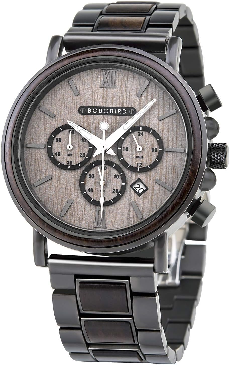 2021 New Men's Wrist Watches Stylish Wood Watch Analog Quartz Casual Wooden Wrist Watch with Gift Box