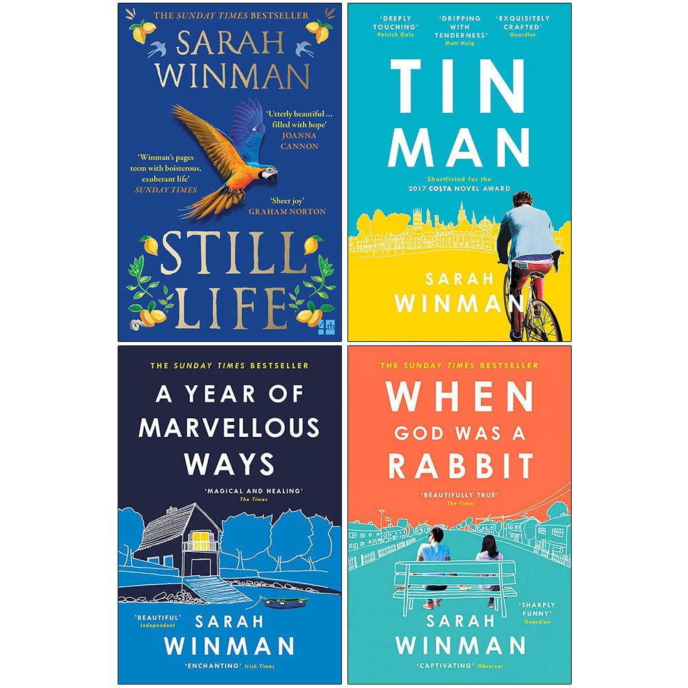 Sarah Winman Collection 4 Books Set (Still Life, Tin Man, A Year of Marvellous Ways, When God Was a Rabbit)