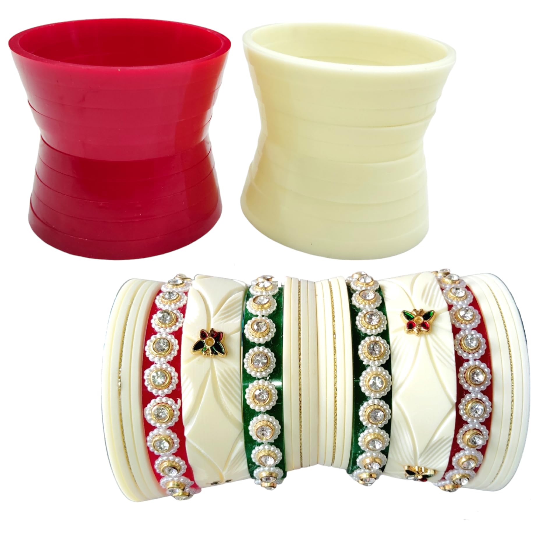 Combo of Dhalu Bangles Bhur Chuda (2.8) (B0D9MPBJWK) Amazon Price History, Amazon Price Tracker