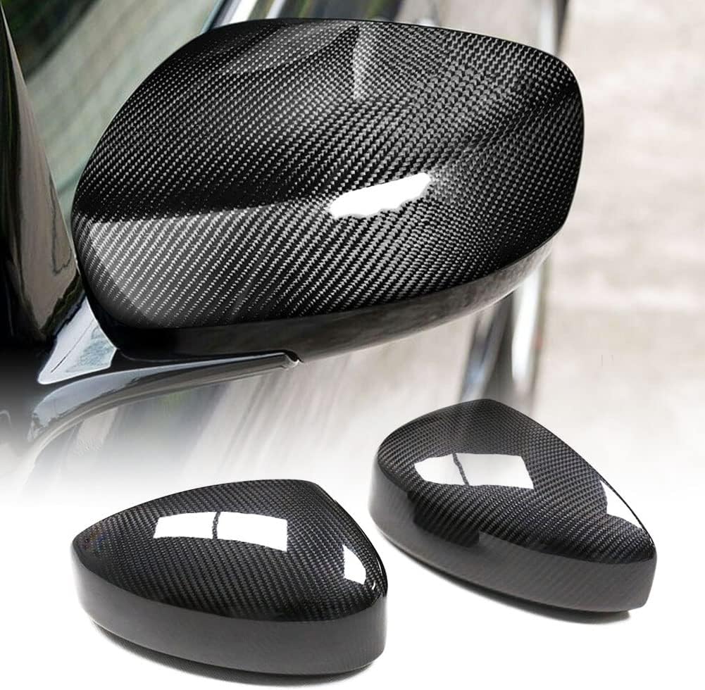 Dry Carbon Fiber Mirror Covers for INFINITI G35 2004-2006 2Door 4Door Add on Style Rearview Side Rearview Mirror Caps Car Exterior Outside Shell