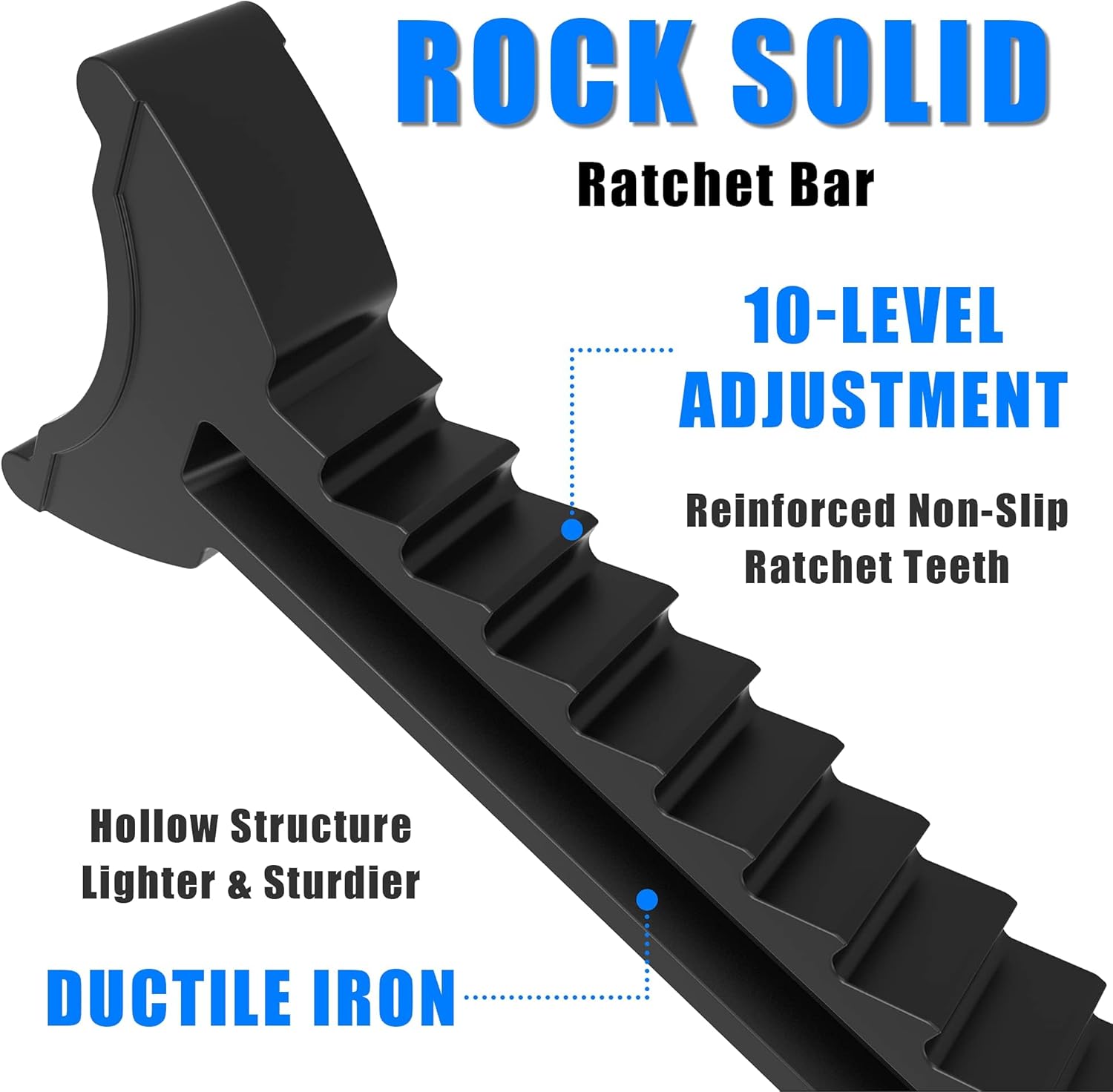 TCE 3 Ton (6,600 LBs) Jack Stands, with Adjustable Lock Car Jack Stand, Fit for Vehicle, Blue, 1 Pair