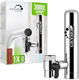 GEYSER EURO (3000L) Filtre Eau Robinet Aragon, Réduit Chlore & Contaminants - 1