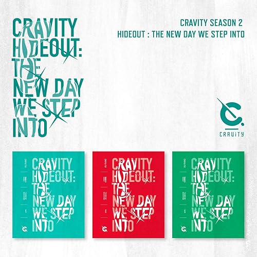 Starship Entertainment CRAVITY - CRAVITY SEASON2. Escondite The New Day WE Step INTO Álbum+Beneficio de preventa+Póster plegado+Juego de tarjetas
