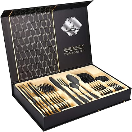 Amazon カトラリーセット スプーン フォーク ナイフ スプカラトリーセットおしゃれステーキナイフ フォーク セット大人 ブラック Sun Ao ホーム キッチン 通販