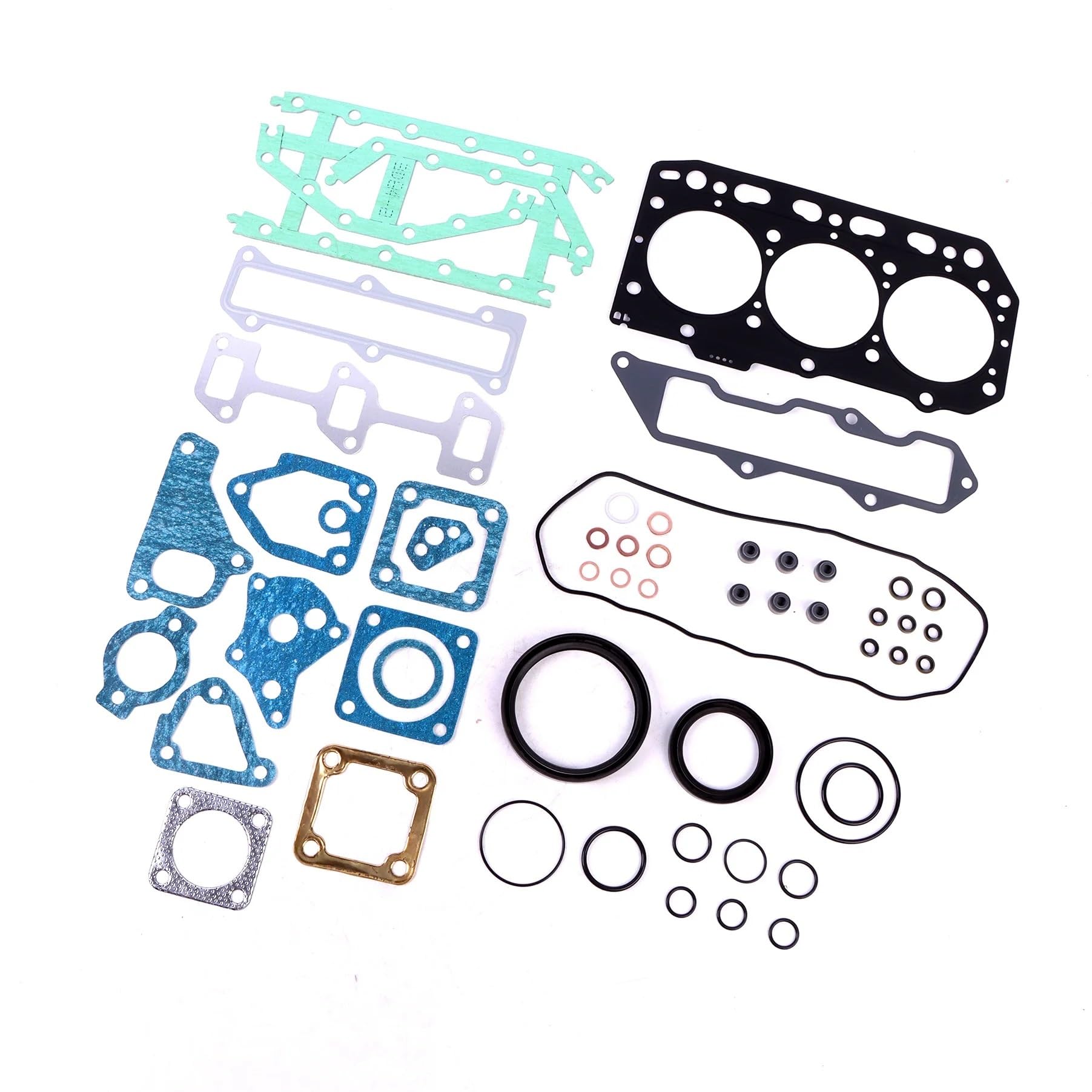 SINOCMP YM729150-92910 YM129001-01340 Kit de juntas de revisión del motor compatible con Yanmar 3TNV88 miniexcavadora cargadora de dirección carretilla elevadora