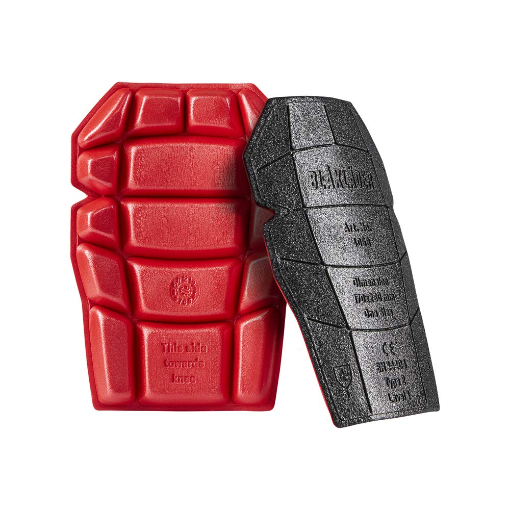 Blaklader 405812039956onesize Knee Pads, Black/Red, One Size