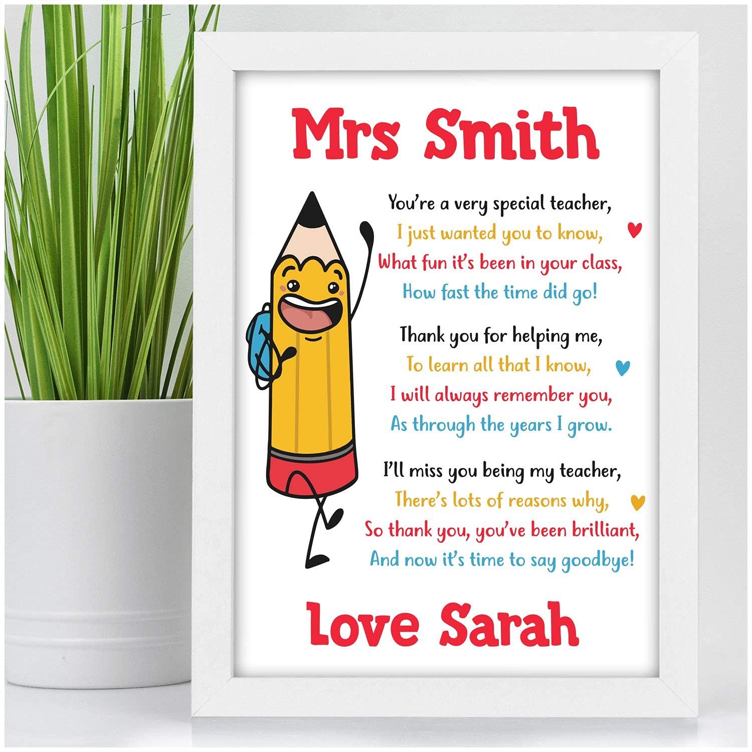 Buy Personalised Thank You Gifts For Teachers Teacher Thank You Poem End Of School Term Gifts For Teacher Teacher Appreciation Gifts Christmas Gifts For Teacher Gifts From Buy Personalised Thank You Gifts For Teachers Teacher Thank You Poem End Of School Term Gifts For Teacher Teacher Appreciation Gifts Christmas Gifts For Teacher Gifts From