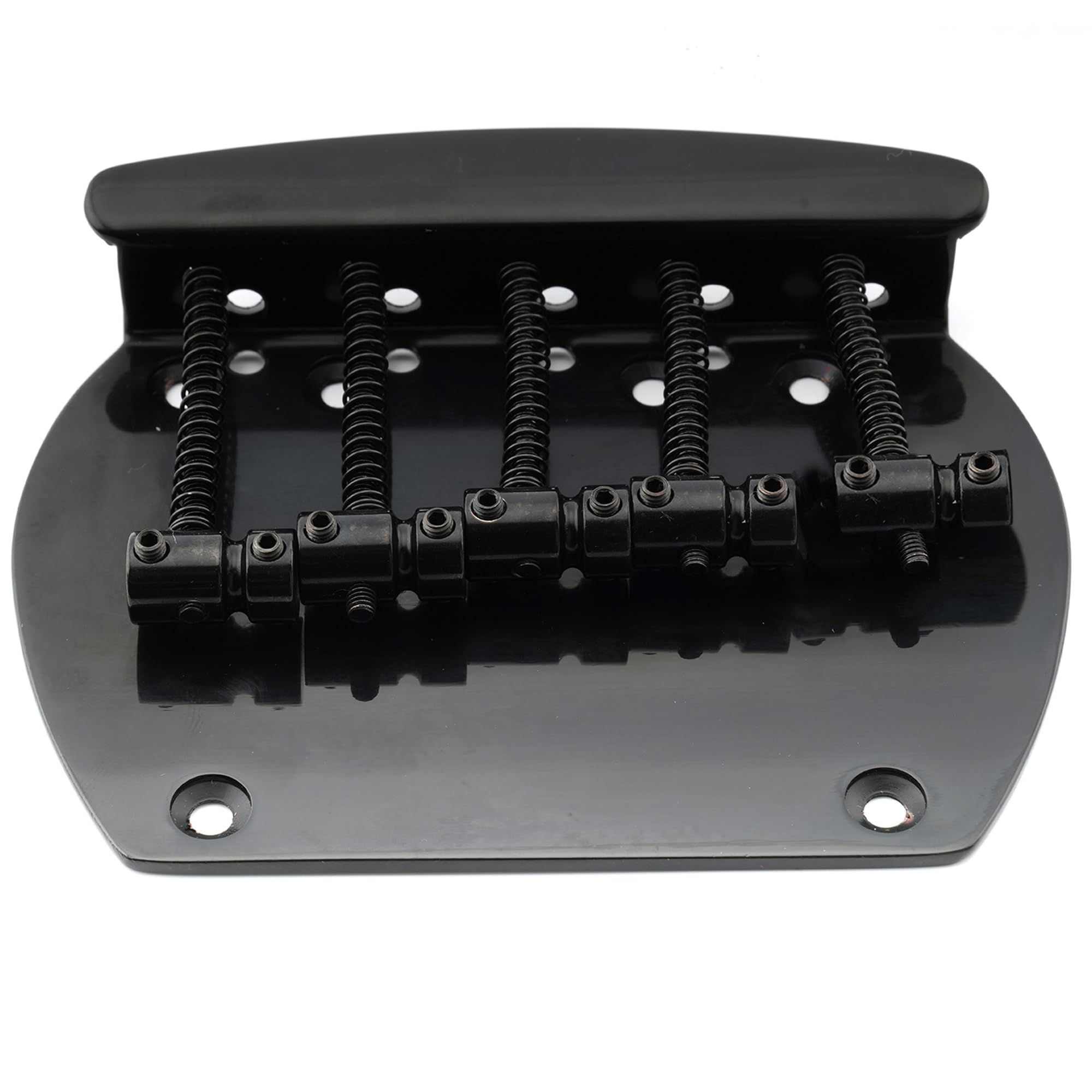 Musiclily Pro 16mm Acero Puente Bajo 5 Cuerdas para Bajo estilo Musicman, Negro