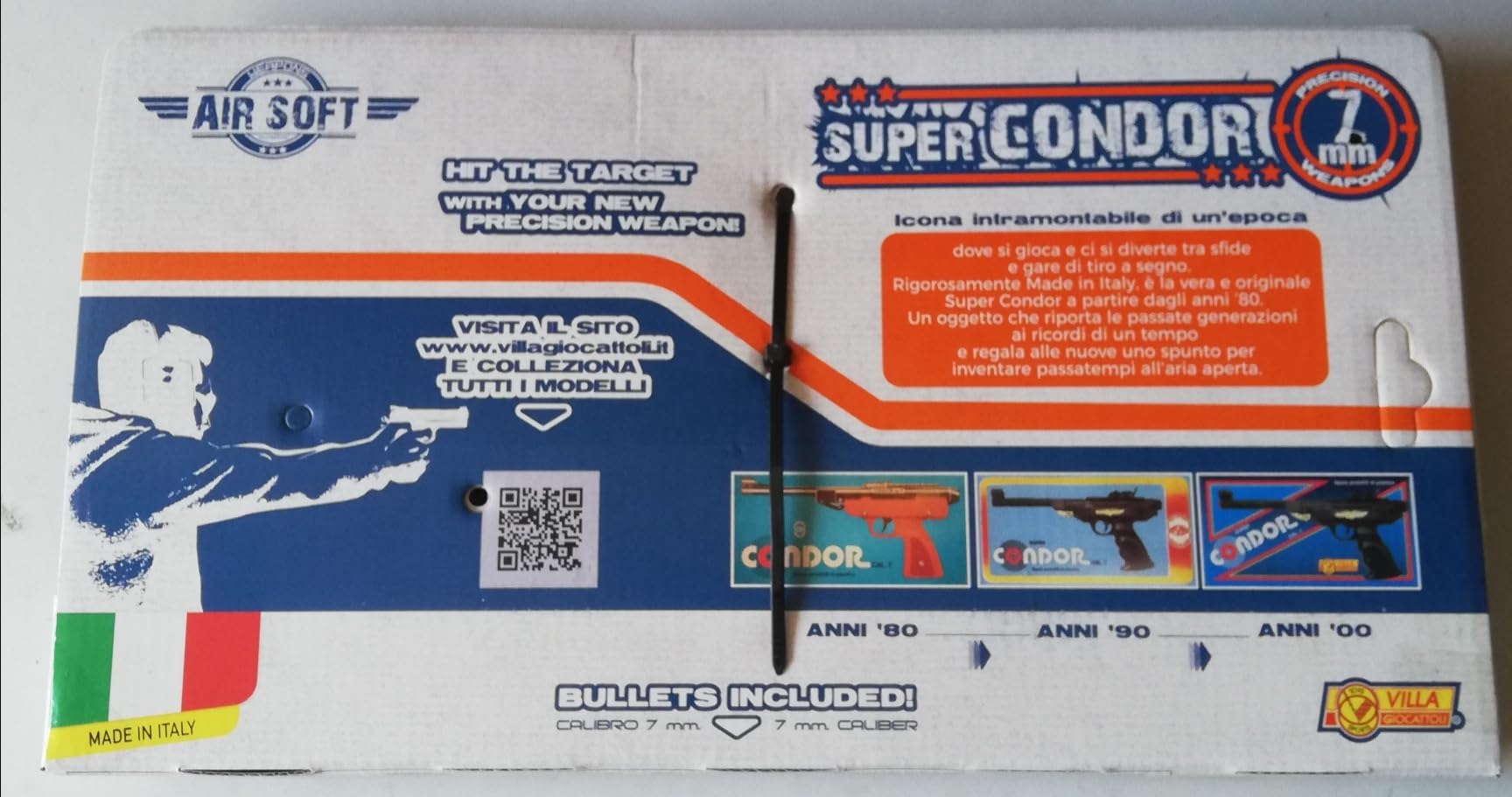 Villa Giocattoli Pistolet Condor avec embouts souples