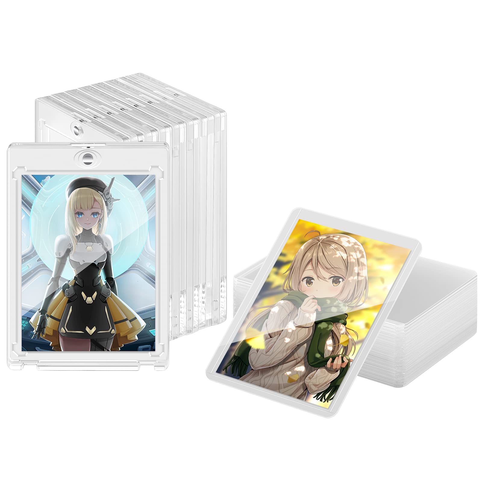 Amazon.co.jp: 28個セットカードローダー 8個マグネットローダー+20個