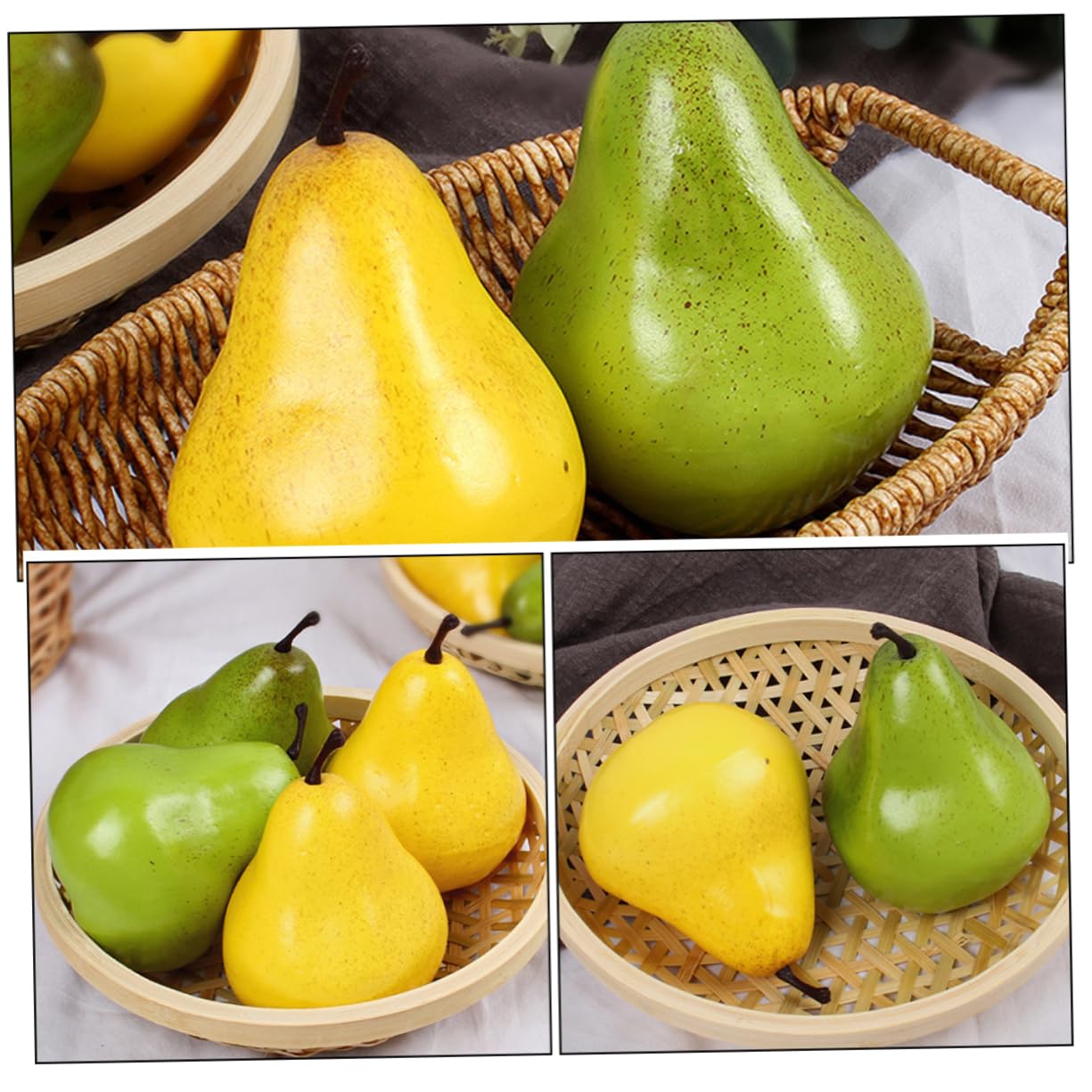 フェイクフルーツ洋梨28個セット イミテーションフェイクフルーツ洋梨