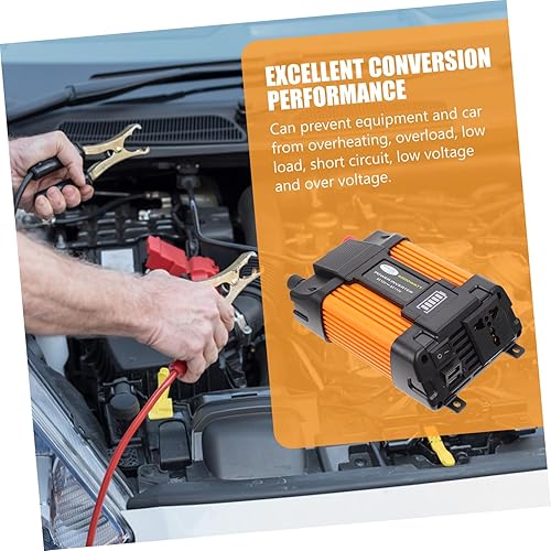 Miniatura 5 de ERINGOGO 1 Unidades Inversor Fuente de Alimentación Cargador Adaptador Auto Suministros Batería Coche Plástico