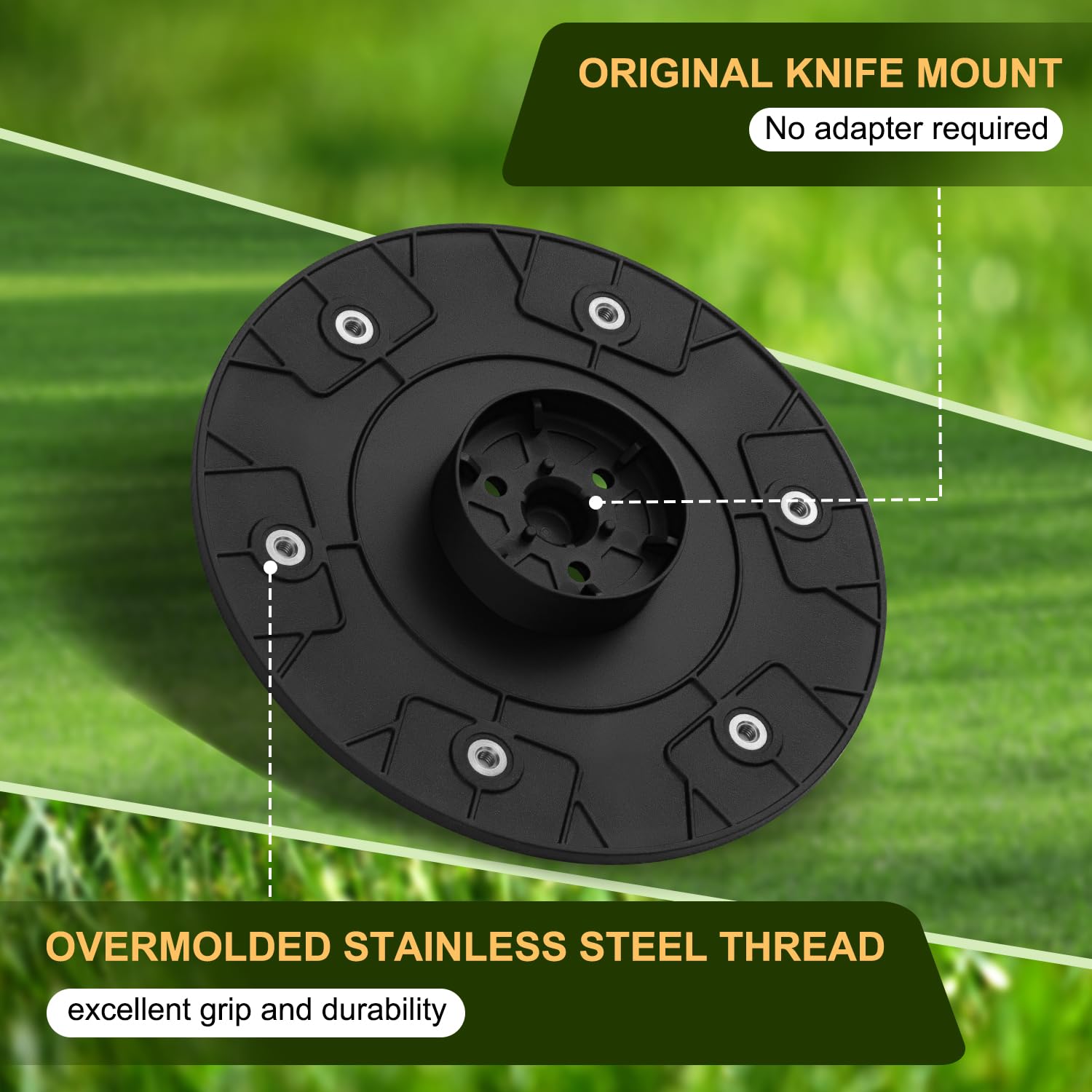 【Cięcie Bardziej Wydajne】 Tarcze z Ostrzami + 6 szt. Ostrza kompatybilne z Gardena Sileno City 400 600 / McCulloch ROB S400 S500 S600 S800, Tarcza Ostrza do Robota Koszącego