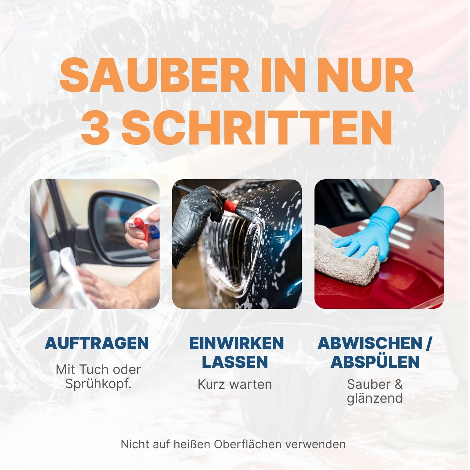 INOX® Auto Teerentferner 4 x 5L - Teerreiniger für Innenraum und Außen - Klebstoffentferner Baumharzentferner - Industriereiniger schonend zu Autolack und Chrom